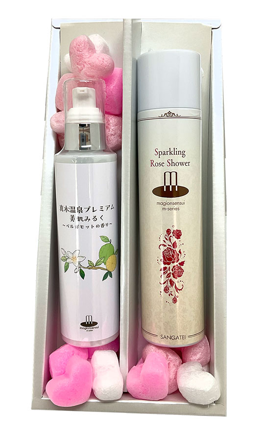 スパークリング・ローズ・シャワー・プレミアム美肌ミルク